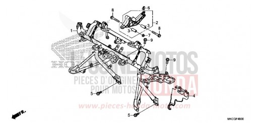 SOUTIEN DE CAPOT GL1800BDL de 2020